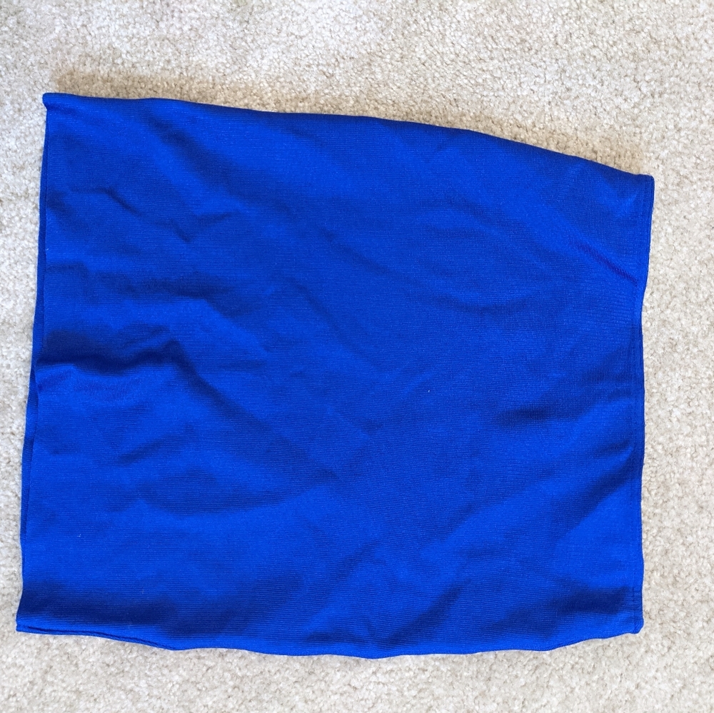 Cute Bright Blue Mini Skirt